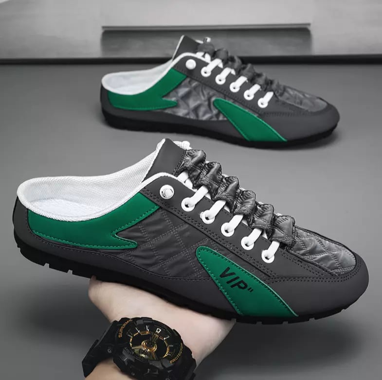 ? Casualowe trampki typu mule z odkrytymi plecami