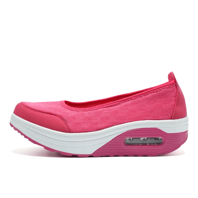 ✨?? Women's everyday comfortable, breathable, shock-resistant orthopedic slip-on sneakers with arch support