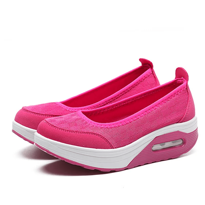 ✨?? Women's everyday comfortable, breathable, shock-resistant orthopedic slip-on sneakers with arch support
