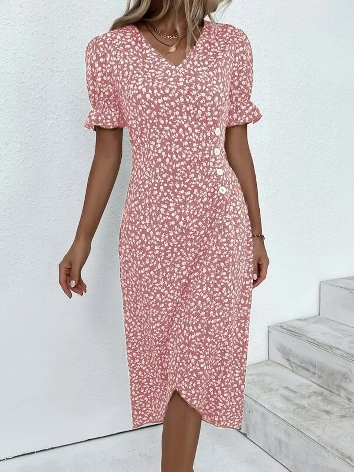 ? Casual Floral Dress
