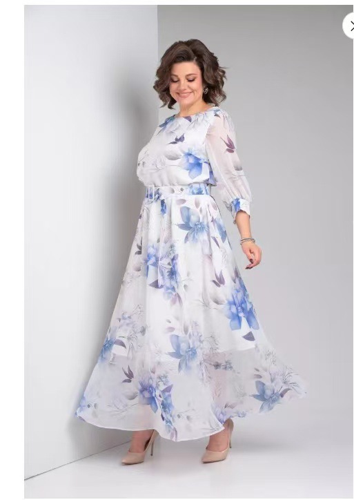 ?【S-5XL】2025 New Spring Print Dress